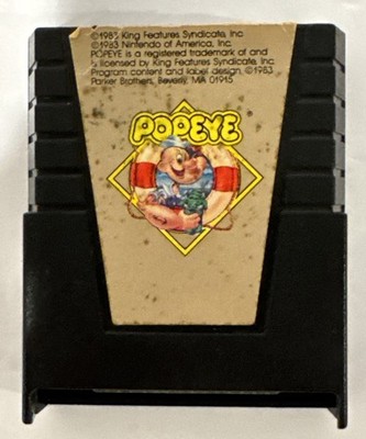 Popeye Commodore 64 Home Computer Cartridge Vintage 1980 s