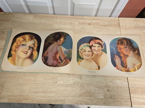 VTG C. 1930 SOUTHWOOD SUPERIOR ADVERTISING FANS CATALOG WOMEN SCENERY CHILDREN