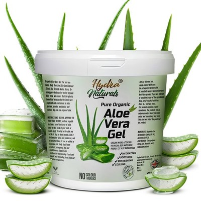 Aloe Vera Gel 100% rein natürlich Bio Mehrzweck beruhigende Haar- & Hautpflege