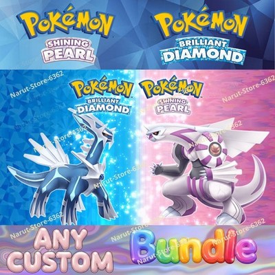ANY POKEMON SHINY OR NON SHINY CUSTOM BRILLIANT DIAMOND & SHINING PEARL