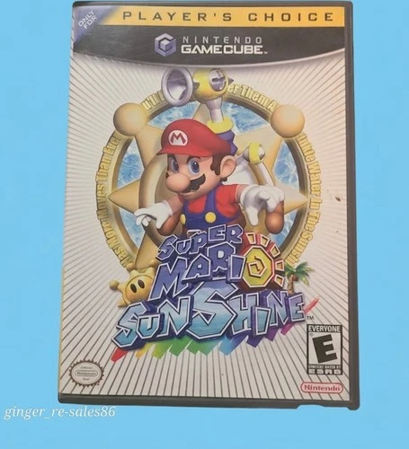 Super Mario Sunshine GameCube CIB Player's Choice - AUTHENTIC TESTED (See Video)