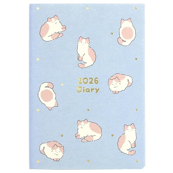 Laboclip 2026 A6 Monthly Planner, Type 3, Animal Design, Blue, 2610Ima-Bl (S FS