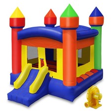 Commercial Castle Bounce House w/ Blower - 100 PVC Inflatable Bouncer 13' x 13'