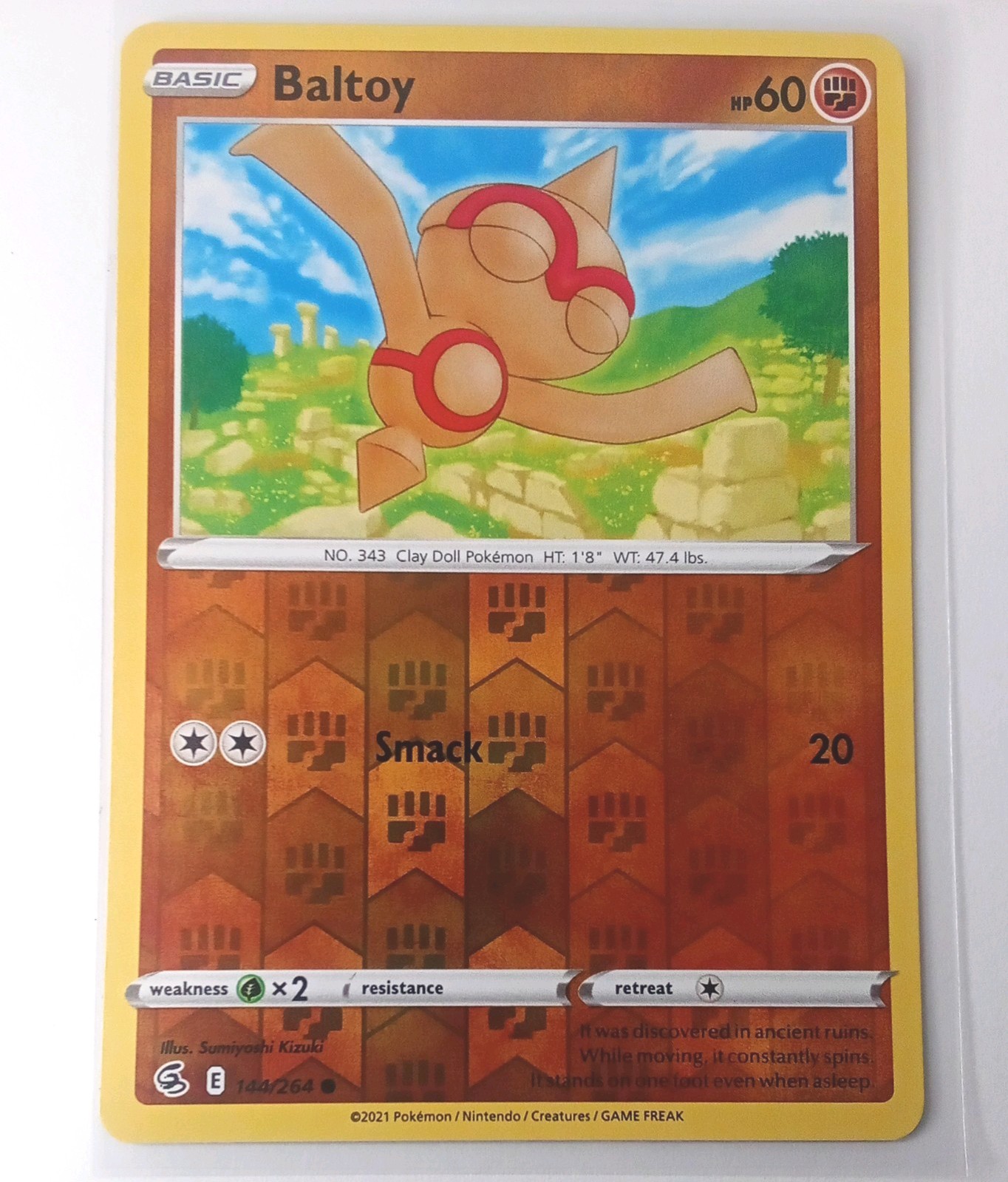 Pokemon - Baltoy 144/264 - RH- Fusion Strike - NM/M -New