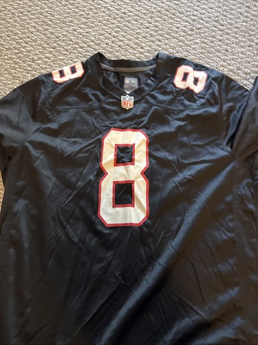 Nike On Field Atlanta Falcons Kyle Pitts #8 Jersey Men’s XL Black NWOT - Picture 6 of 6