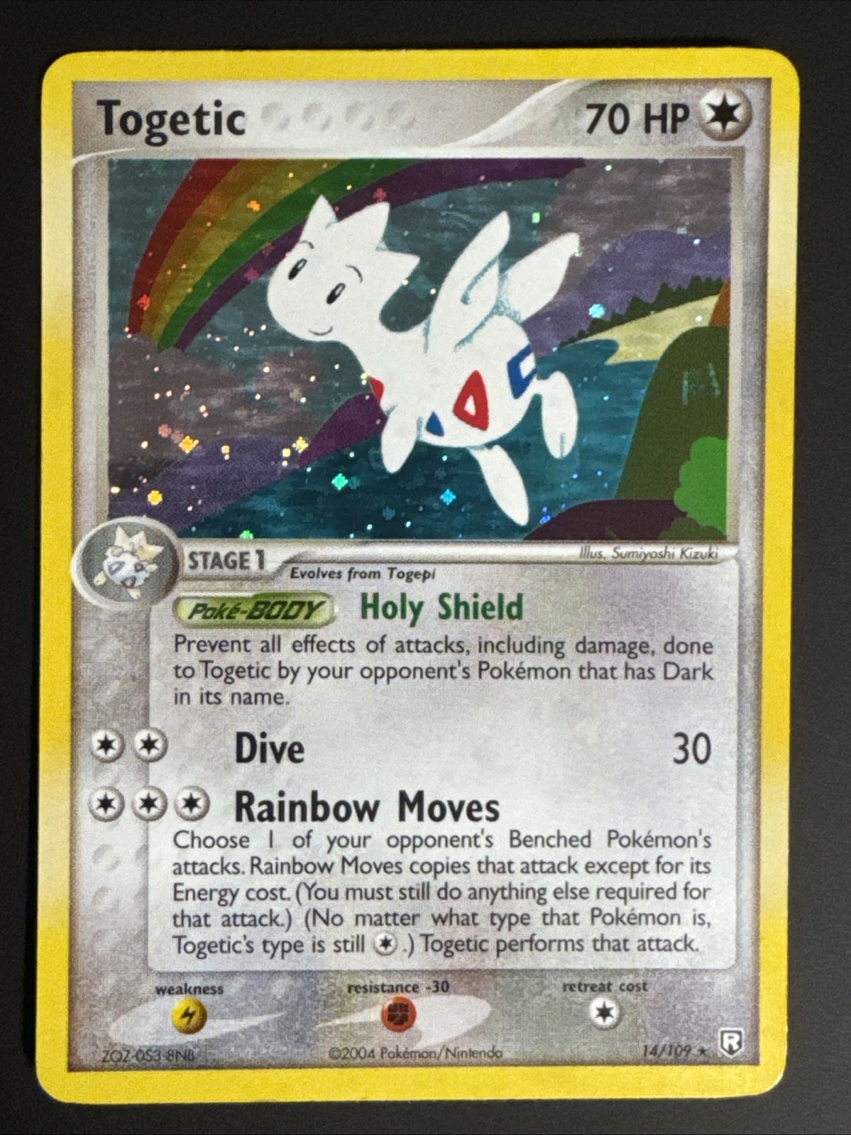 Togetic - 14/109 - Pokemon Ex Team Rocket Returns Holo Rare Vintage NM