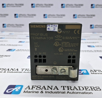 SIEMENS 6ES7 972-0DA00-0AA0 PROFIBUS TERMINATOR MODULE