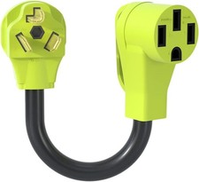 NEMA 10-30P to 14-50R EV Adapter, 30Amp Dryer Plug to 50Amp EV Charger Adapte...