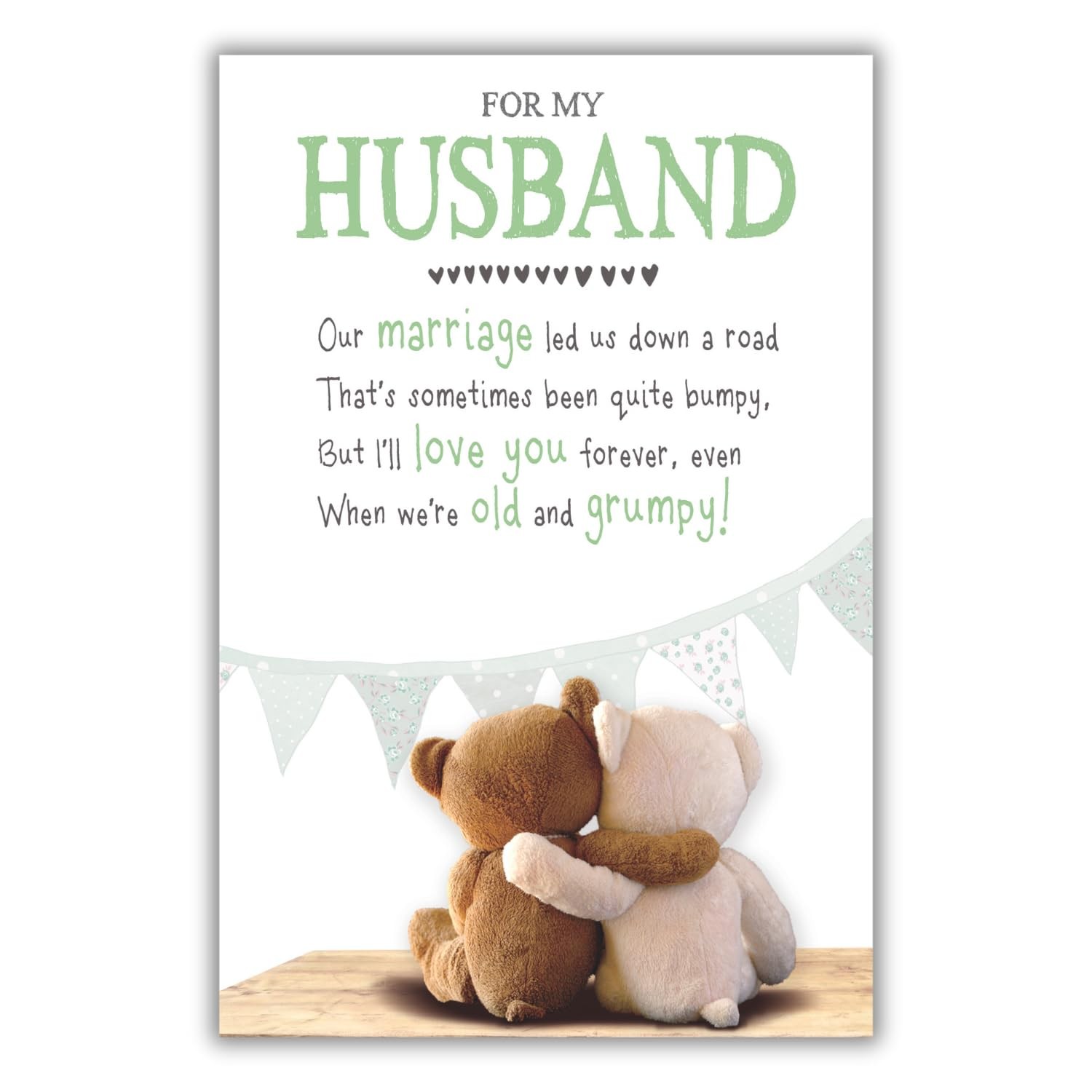Snuggly Bumpkins, Grumpy Greetings Husband Birthday, Multi-Coloured