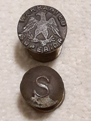 ANTIQUE WARRANTED SUPERIOR HAND SAW MEDALLION & SCREW HARD TO FIND  SHIPS FREE