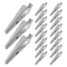 100 Pcs Small Clips Metal Spring Clamps for Crafts Office Retail Use
