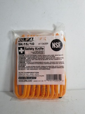 NEW 10 PACK OLFA SK-15 SAFETY UTILITY KNIVES