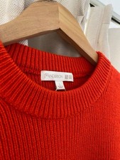 UNIQLO JW Anderson Orange Ribbed Crew Neck Sweater L Unused New With Tags