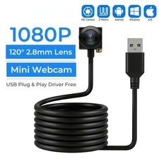 1080P HD Mini USB Webcam Wide Angle CCTV Camera Plug and Play UK