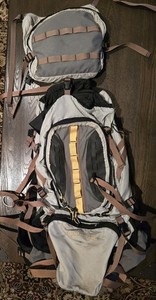 Summit 5500 Hydration Backpack 5500 Capacity Nylon Gray Beige Black Hiking