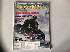 Snowmobile magazine November 1991