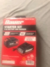 BAUER 1907C-B-SK 20V 5Ah Lithium-Ion Battery and Charger Starter Kit New