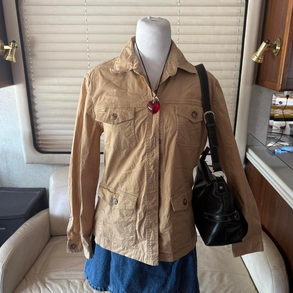 90's fall button up jacket - image 1