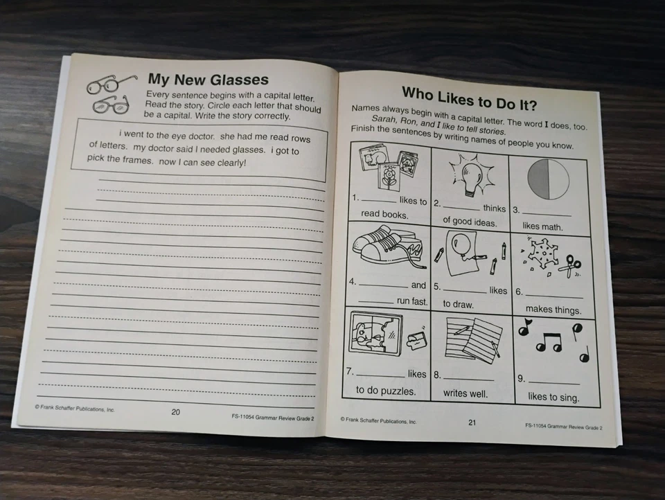 Homework Helpers Grade 2 Workbooks Reading Comprehension And Grammar Review - Image 3 of 3