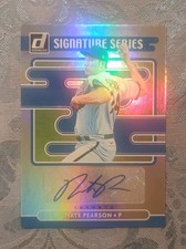 2021 Panini Donruss Signature Series Nate Pearson #SS-NP Rookie Auto RC Astros