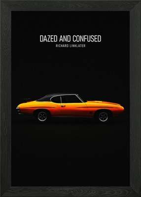 Dazed and Confused Movie Poster Auto gerahmt Wandbild Poster Leinwanddruck Bild