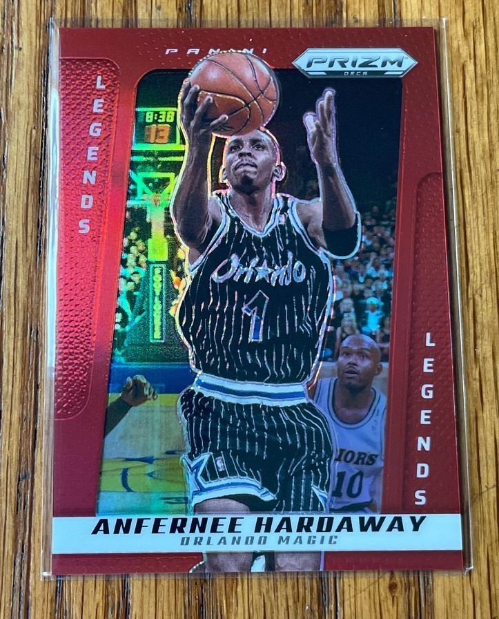 2024-25 Panini Prizm Deca Legends Anfernee Hardaway Red Prizm /199 