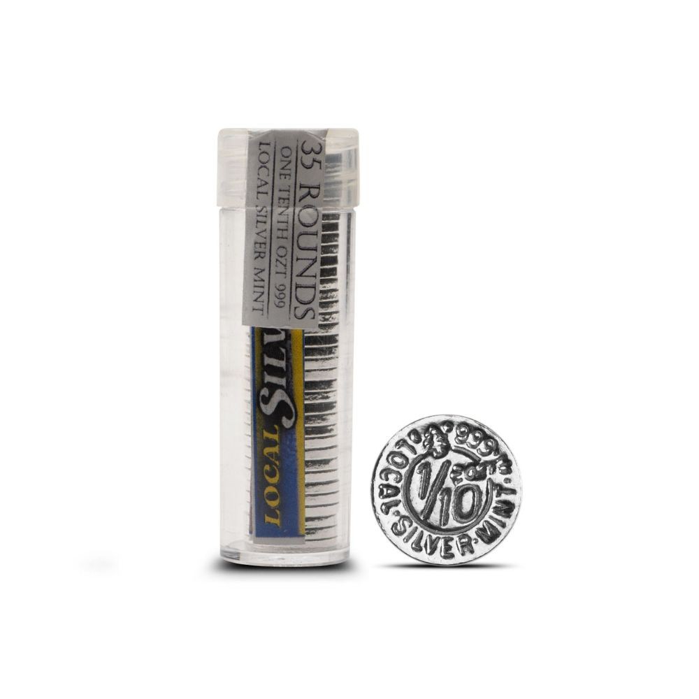 1/10 oz Local Silver Mint Silver Tube (35 Rounds, New) | eBay