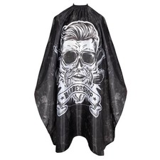 64x56 Inch Professional Barber Cape for Men - Waterproof 56" x 64", Black
