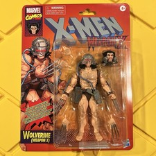 Marvel Legends Wolverine WEAPON X Retro Card Exclusive 6  Figure. READ