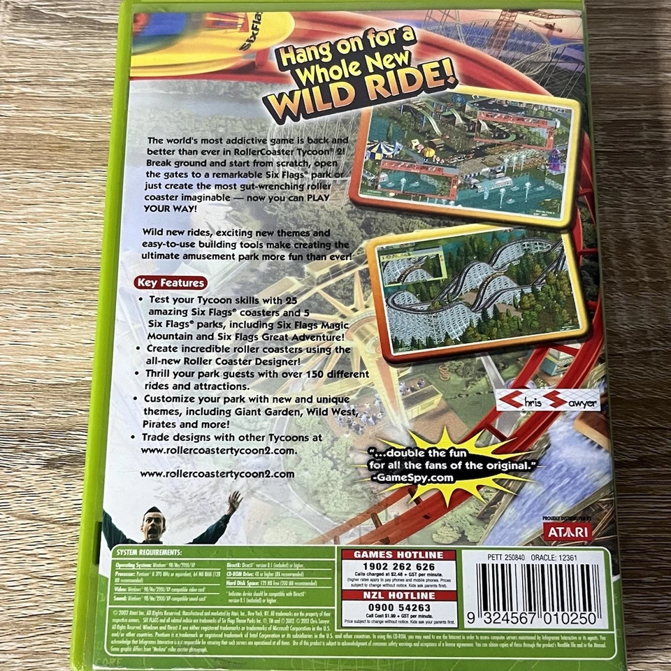 Roller Coaster Tycoon 2 PC CD Rom 2002 Windows Retro Vintage Video Game VGUC - Image 2 of 4