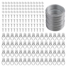 181 Pcs Premium Picture Hanging Kit, 100FT Br...