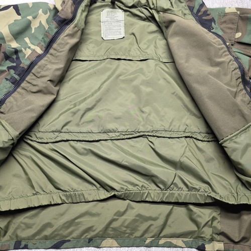Chaqueta Militar EE. UU. GoreTex Woodland Camuflada Clima Frío Parka Mediana Regular Ejército - Imagen 9 de 14