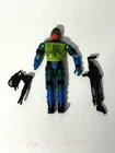 G.I. Joe Action Figure B.A.T. Leader Overkill 2003 3.75" with Accessories