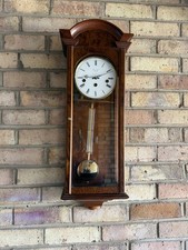 Vintage long case wall clock Westminster chime perfect condition 