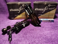 2 x K&M 122e Notenpultleuchten, in der Farbe Schwarz / sehr guter Zustand !!!