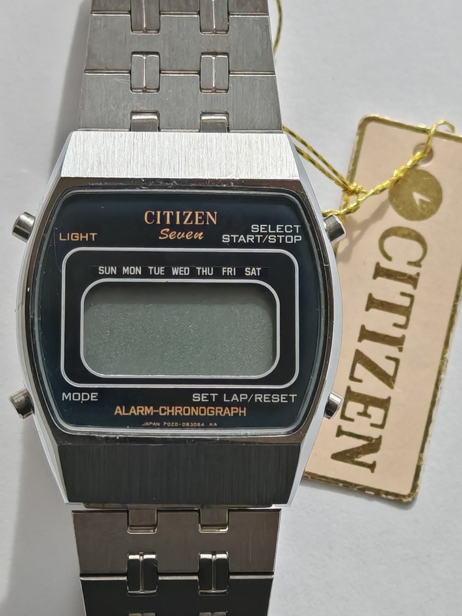 VINTAGE CITIZEN SEVEN CHRONOGRAPH ALARM NEW OLD STOCK NOT WORKING