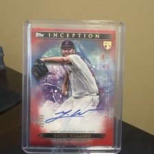 2024 Topps Inception Gavin WIlliams Auto /50  Guardians 32/50 Number Match
