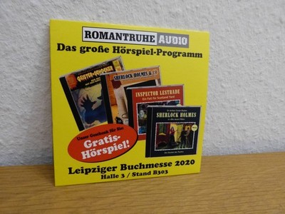 Audio-CD mit Sherlock Holmes-Hörspiel, neu, unbenutzt, Topzustand