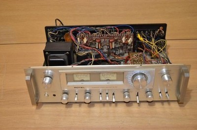 Vintage Rotel RA-913 Integrated Stereo Amplifier AS IS Parts or Repair
