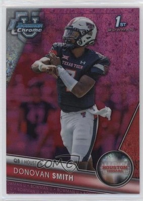 2023 Bowman U Chrome Fuchsia Mini-Diamond Refractor /150 Donovan Smith #178 0y2q