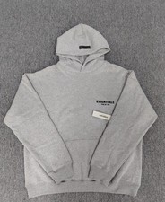 SIZE S BRAND NEW Fear of God Essentials Dark Oatmeal Hoodie 100 Authentic