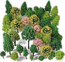 Model Trees for Diorama Small, Model Trees for Crafts, Mixed Plants for Land Sca