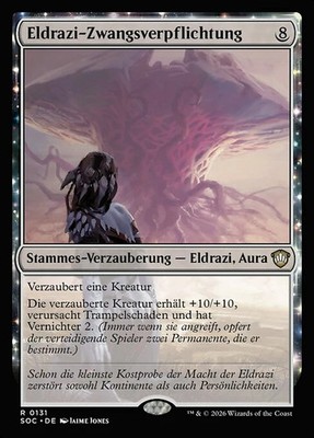Magic/MTG Eldrazi-Zwangsverpflichtung SOC-131 Rare Deutsch Neu