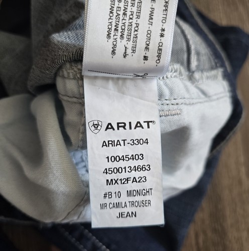 Ariat Damen 34 Mid Rise Stretch Wide Leg Hose Jeans Camila Neu mit Etikett Western 34S - Bild 6 von 14