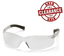 1 Safety Glasses Clear Anti-Fog Lens w/ Clear Frame by Pyramex MS-97138