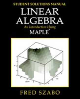 Fred Szabo Linear Algebra with Maple, Lab Manual (Taschenbuch)