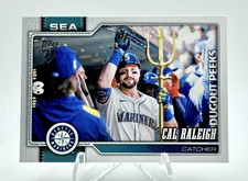 2026 Topps Series 1 Cal Raleigh Dugout Peeks ssp Topps Celebration Mariners