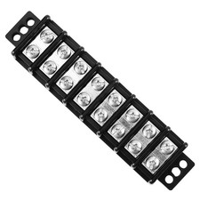 1 PCS 8 Pole Marine Terminal Blocks TBD Double Row Stainless 1022 AWG Cu