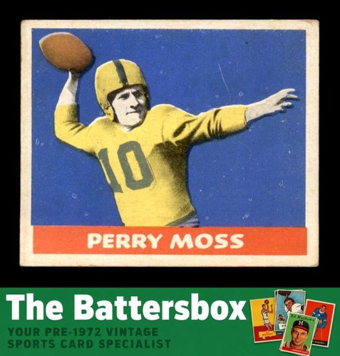 Perry Moss #10 1948 Leaf card