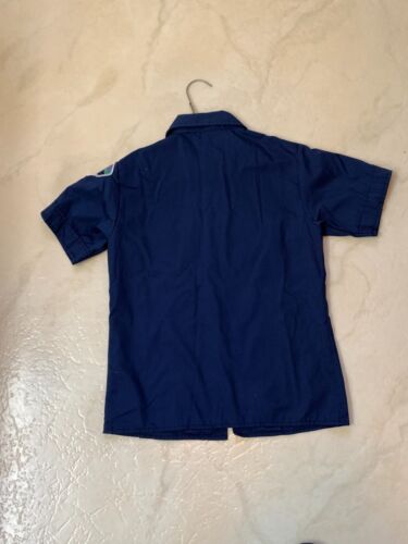 Vintage Boy Scouts Of America BSA Official Shirt Sz 12 Troop 39 Audubon Council - Picture 2 of 5
